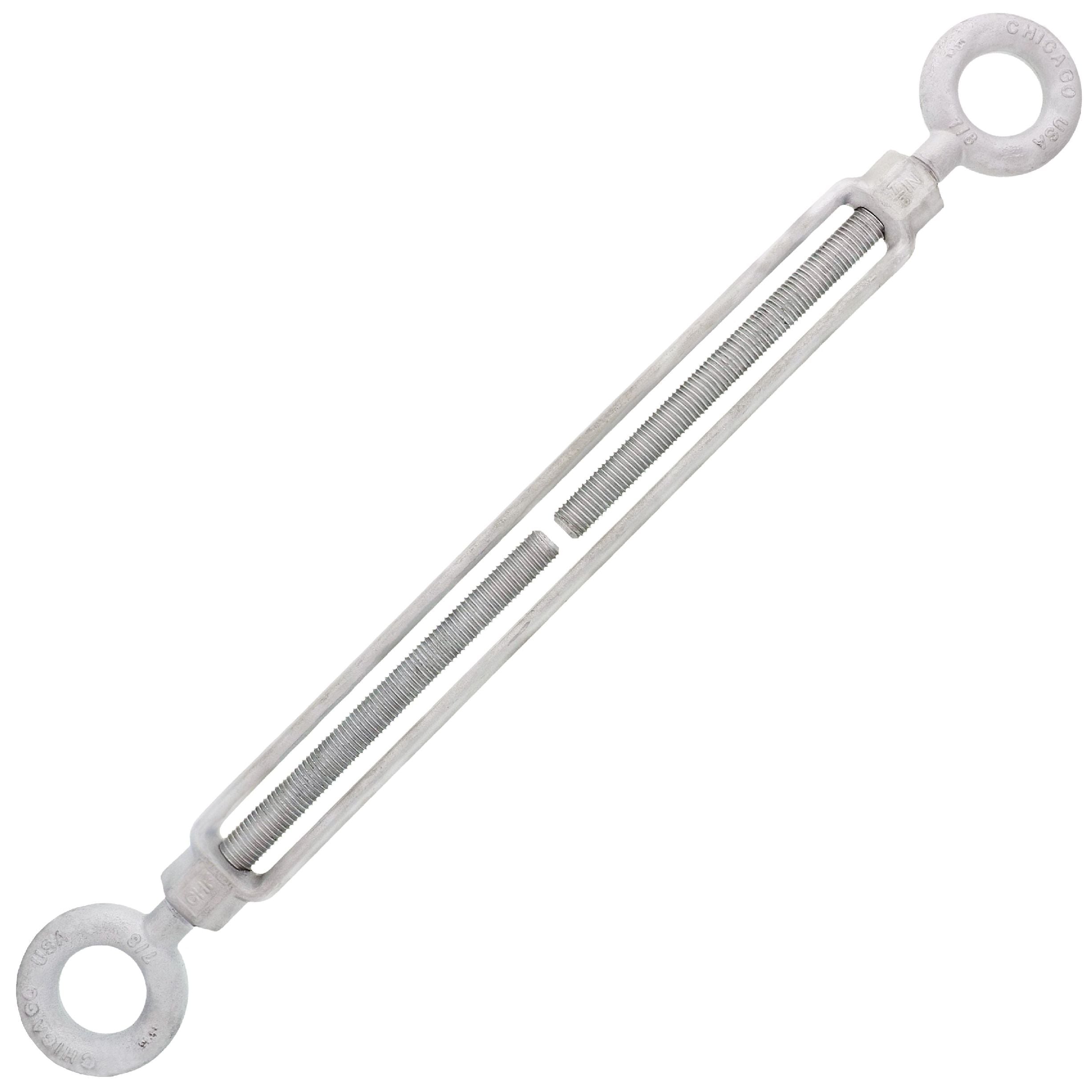 Chicago Hardware Hot Dip Galvanized Eye x Eye Turnbuckles