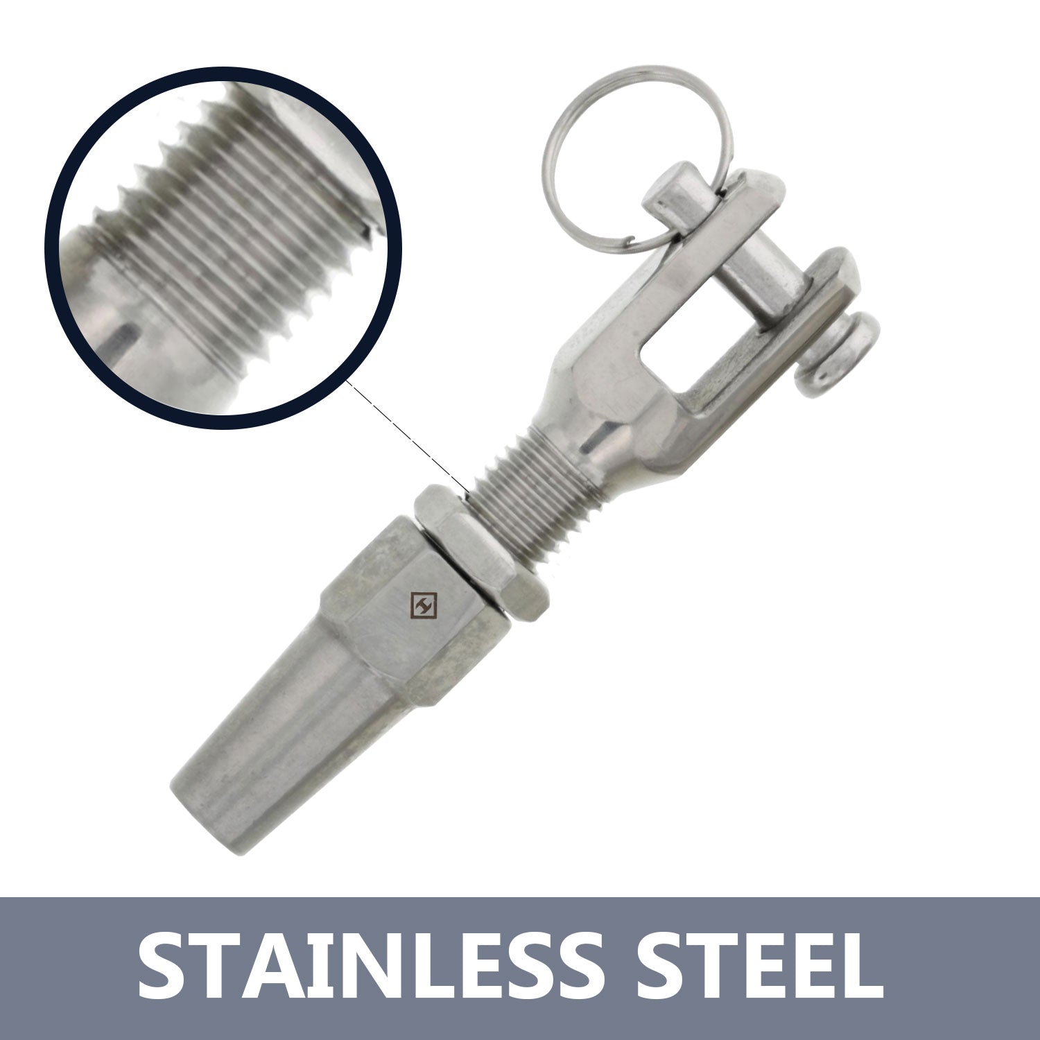 Stainless Steel Swageless Jaw