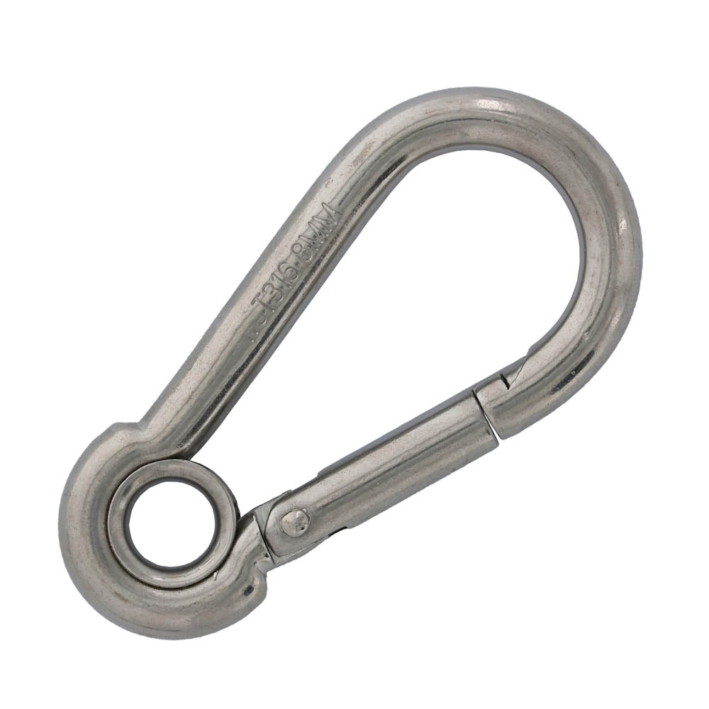 Stainless Snap Links With Eyelet