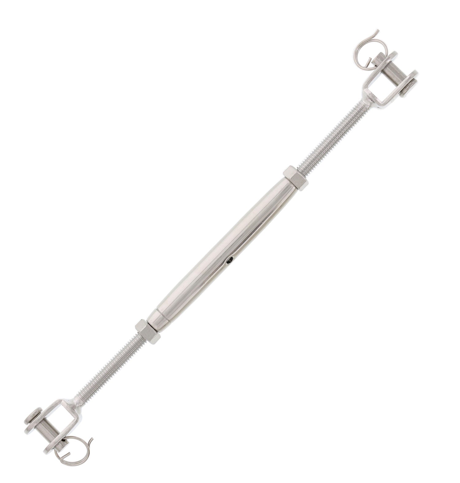 Stainless Pipe Style Jaw x Jaw Turnbuckles