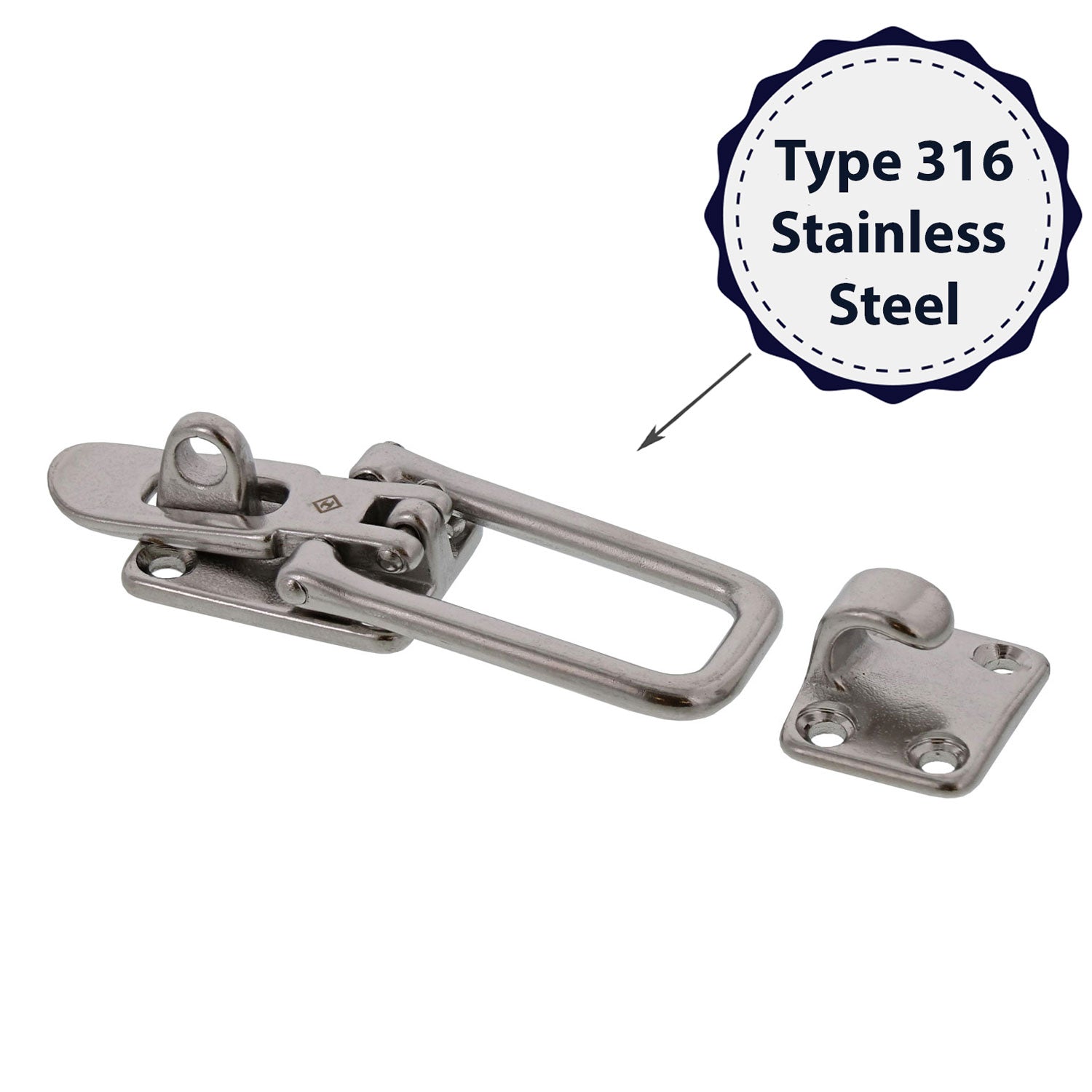 Stainless Steel Bailing Latch, Style 5389