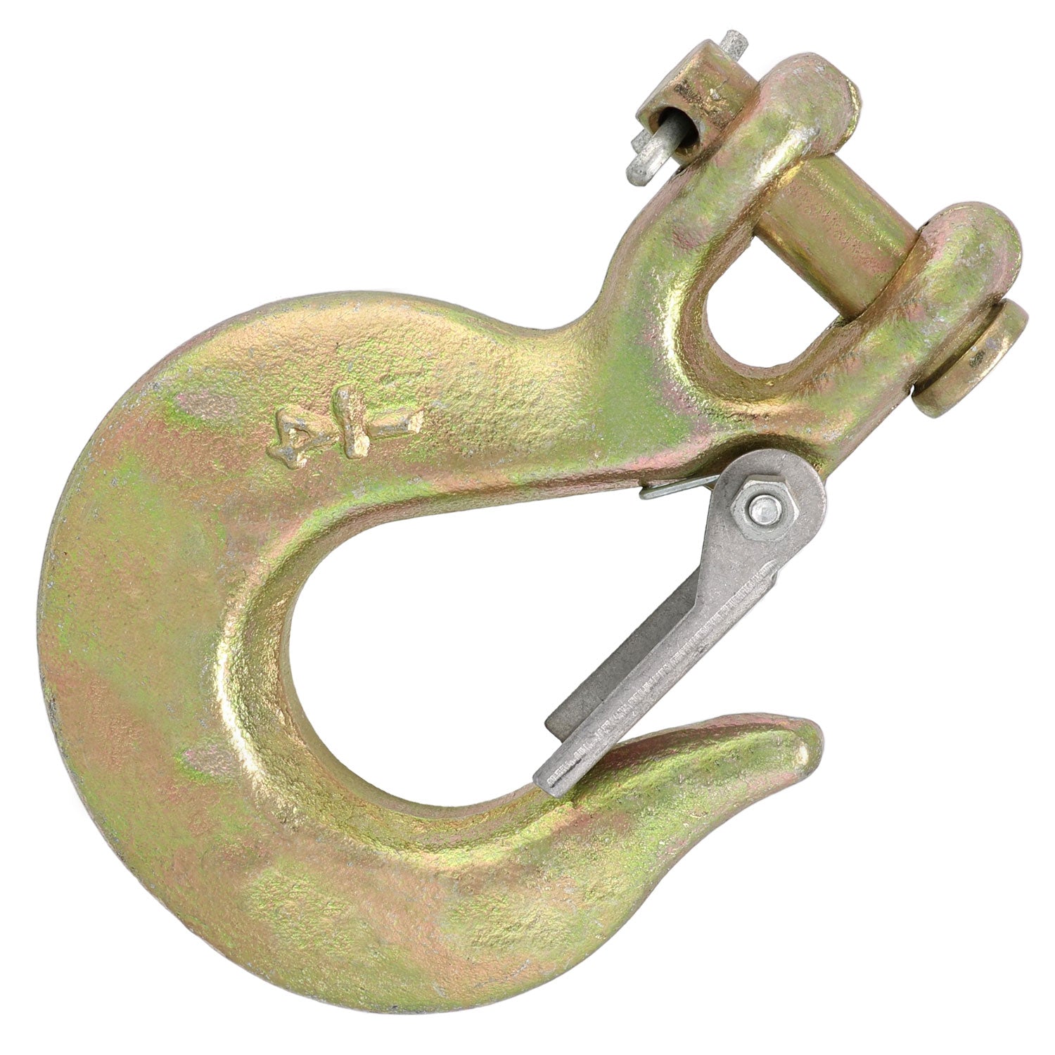 Grade 70 Clevis Slip Hook, for Transport use, Yellow Chromate