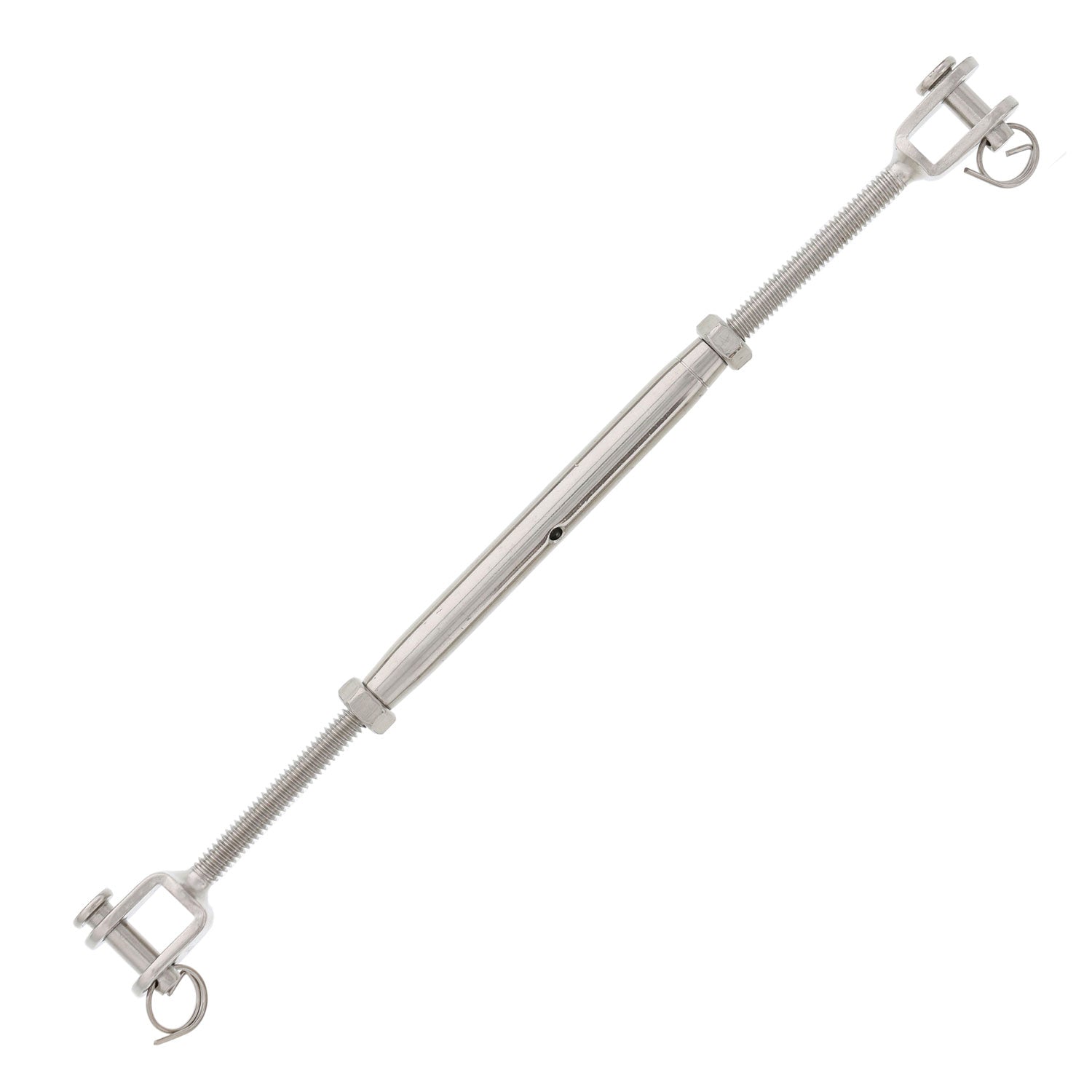 Stainless Pipe Style Jaw x Jaw Turnbuckles
