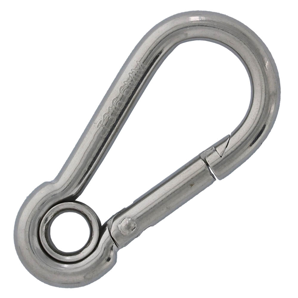 Stainless Snap Links With Eyelet