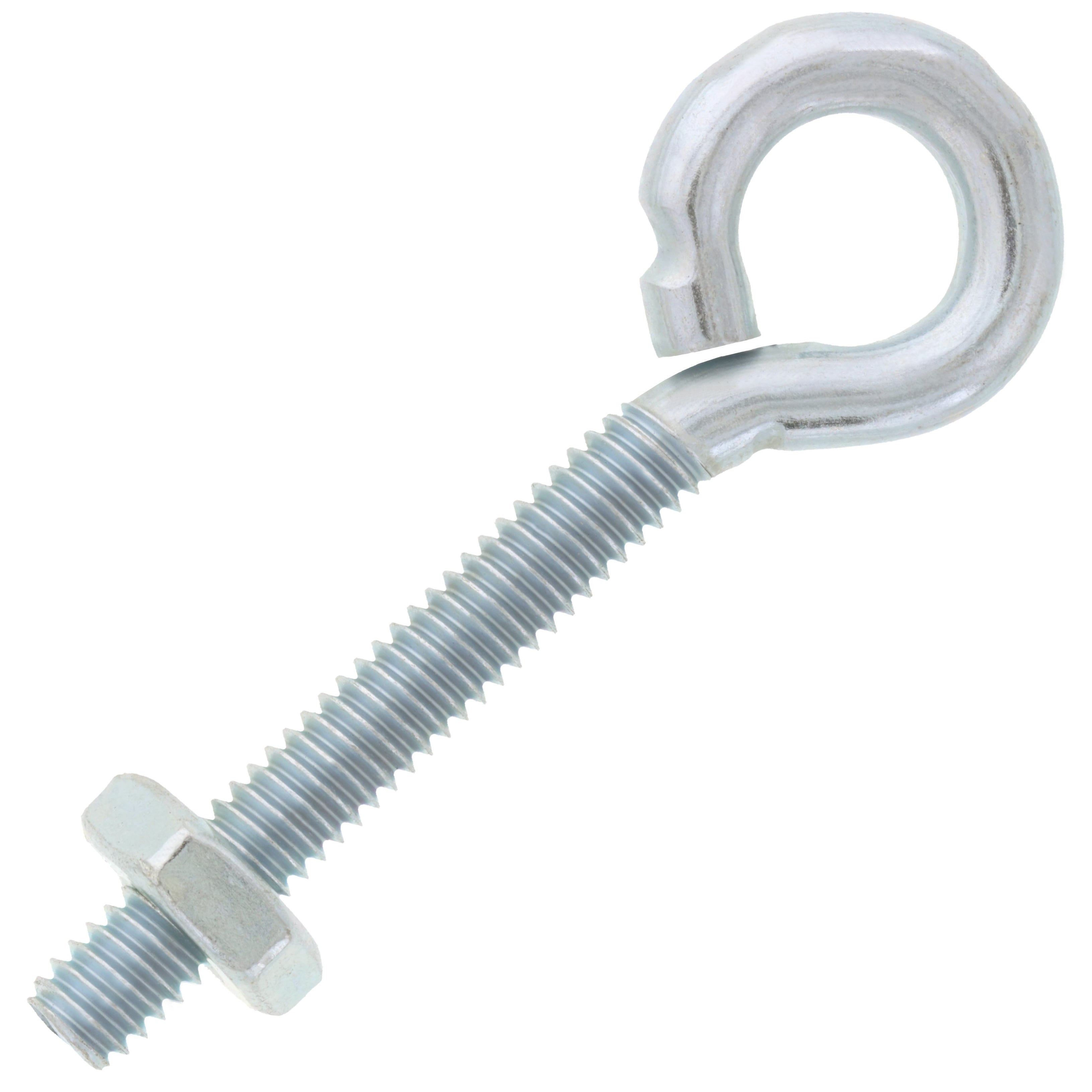 Chicago Hardware Zinc Plated Turned Eye Bolts