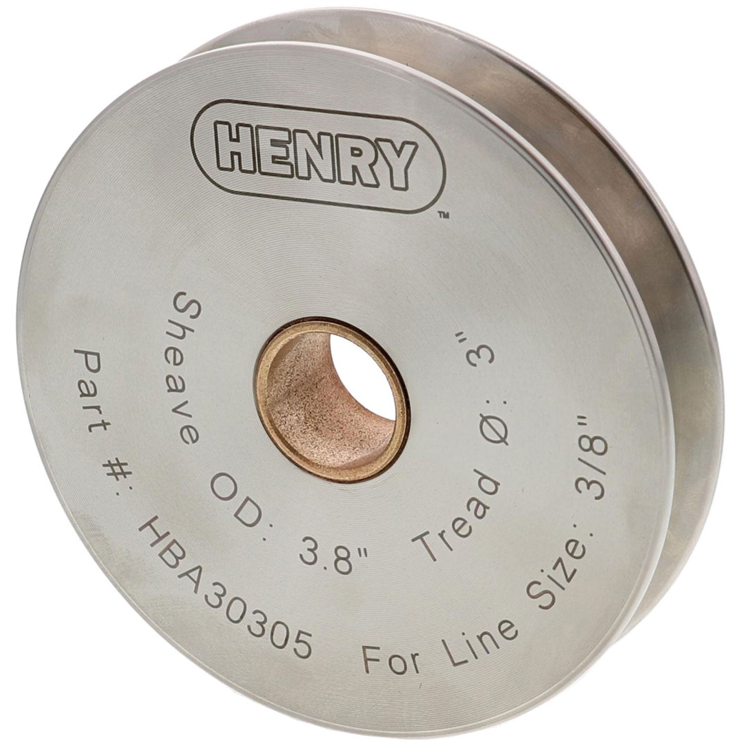 Henry Block Stainless Steel Sheaves with Bushings, Made in the USA