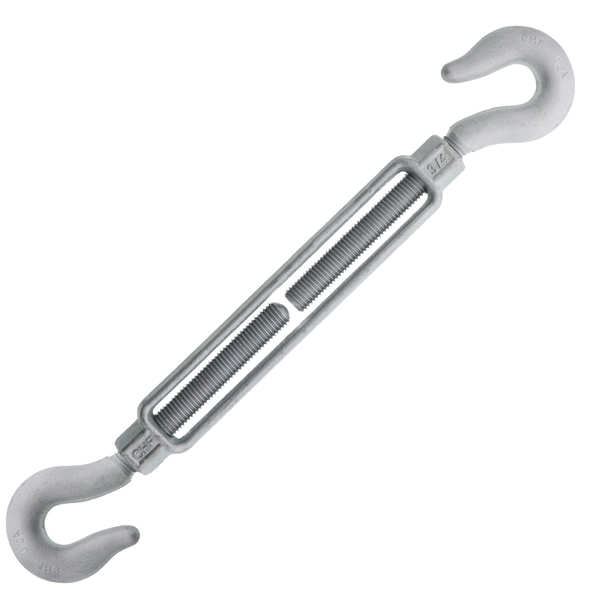 Chicago Hardware Hot Dip Galvanized Hook x Hook Turnbuckles