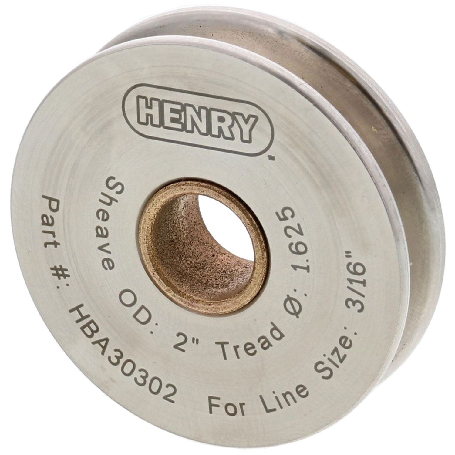 Henry Block Stainless Steel Sheaves with Bushings, Made in the USA