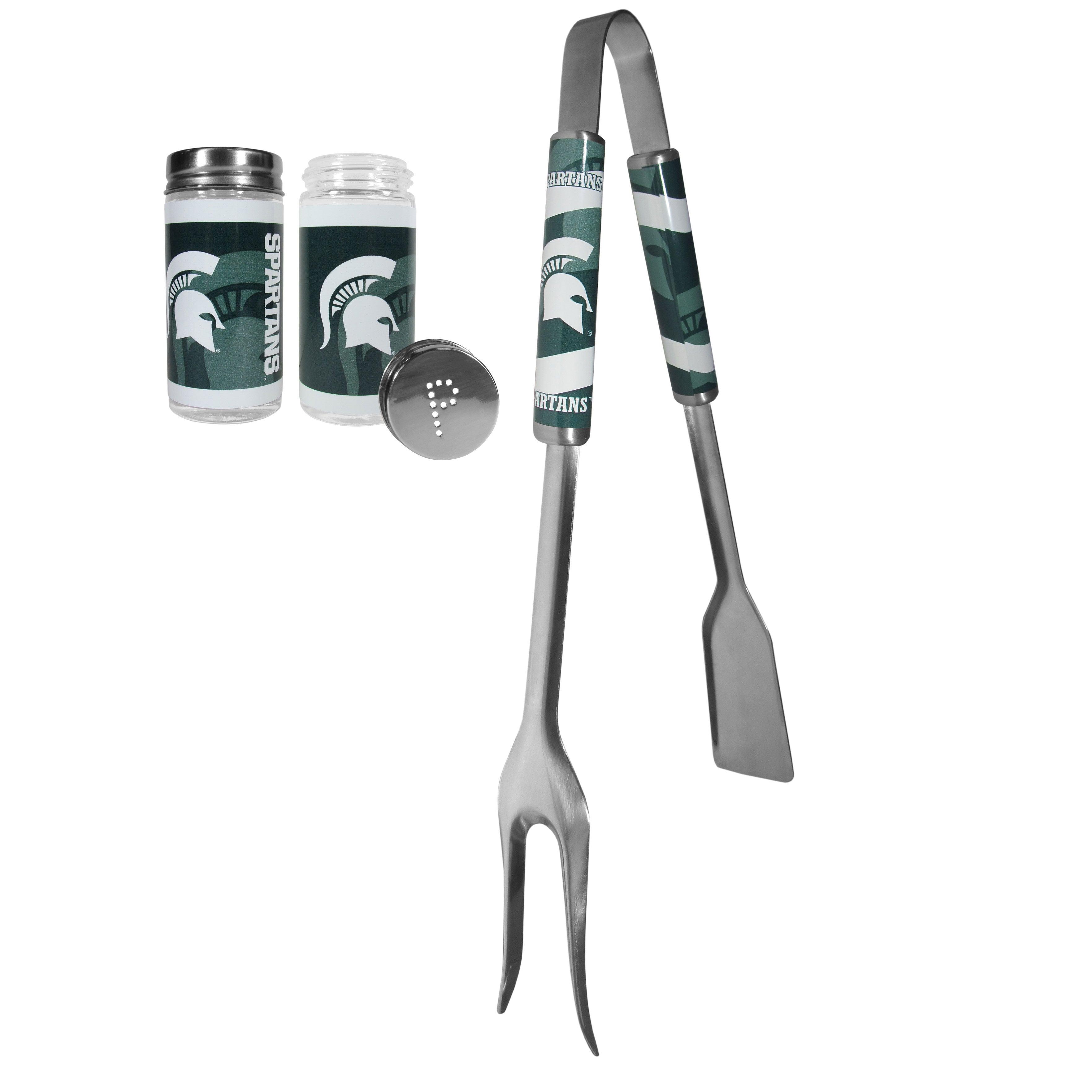 Michigan St. Spartans 3 in 1 BBQ Tool and Season Shaker