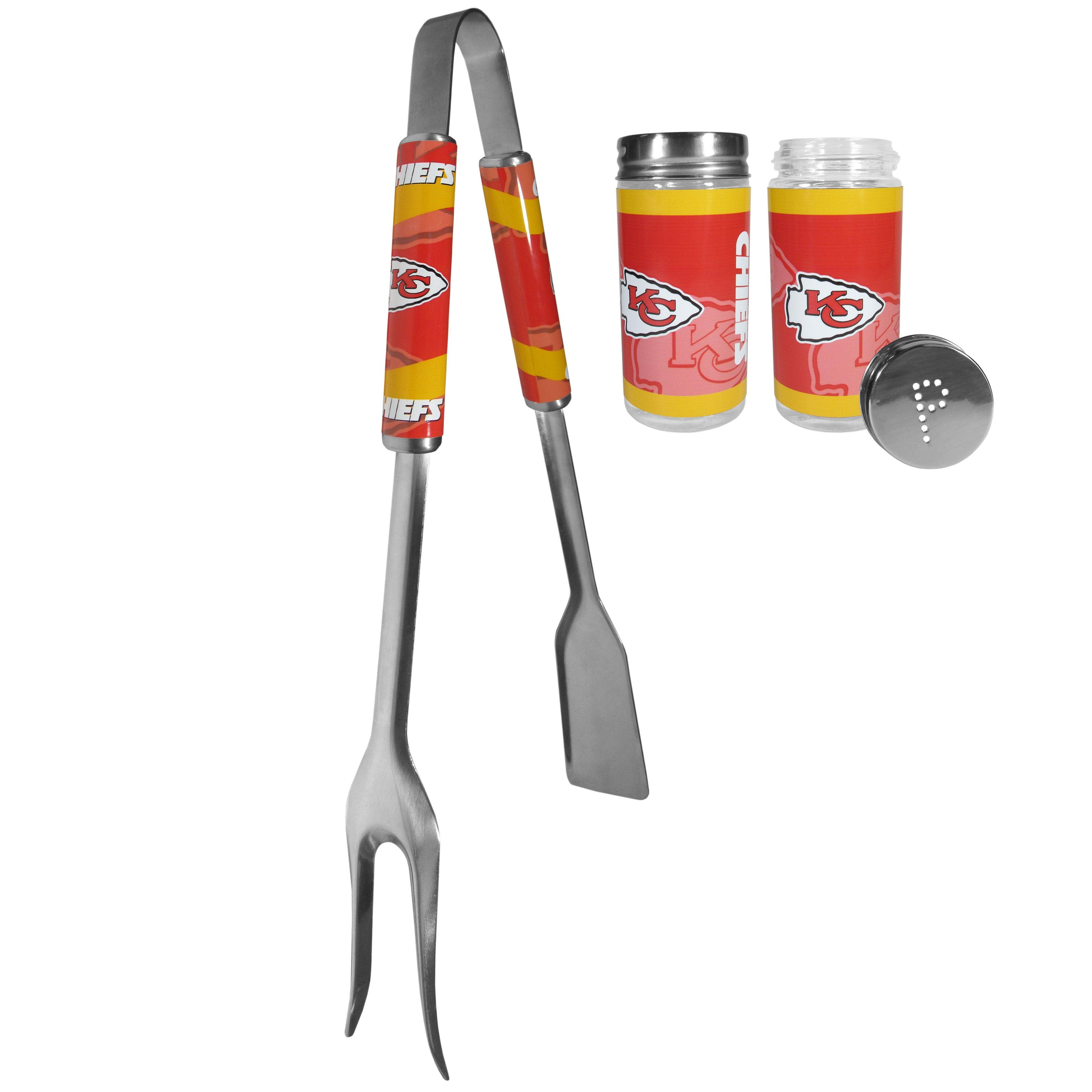 Kansas City Chiefs 3 in 1 BBQ Tool and Season Shaker