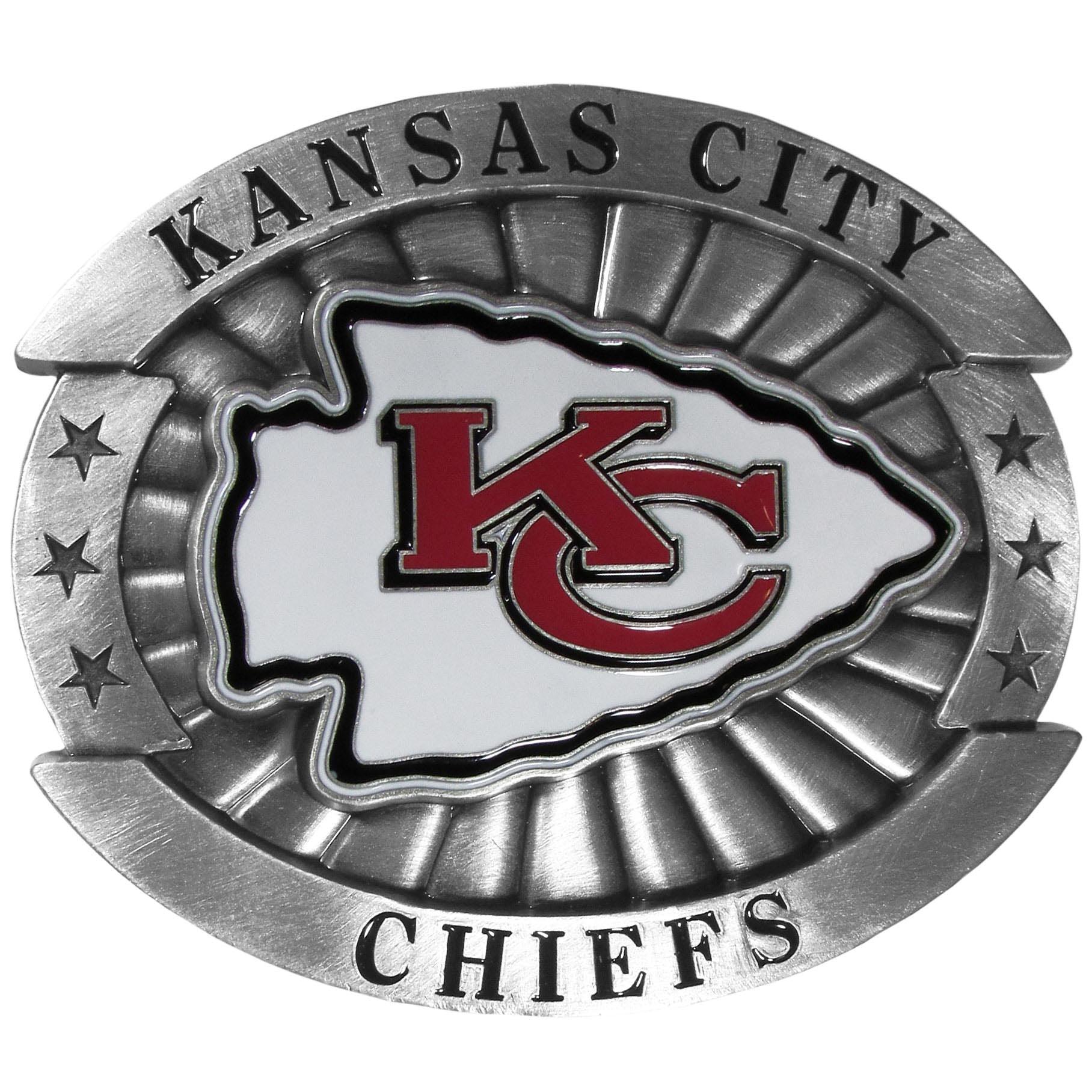Kansas City Chiefs Oversized Belt Buckle