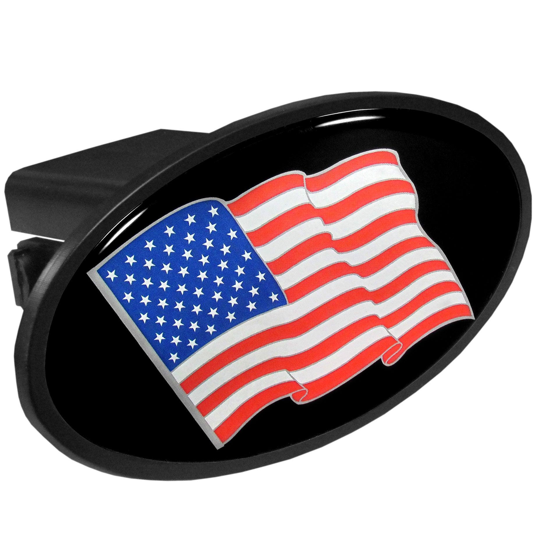 American Flag Plastic Hitch Cover Class III