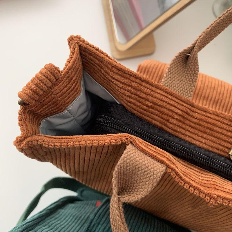 Corduroy Shoulder Bag