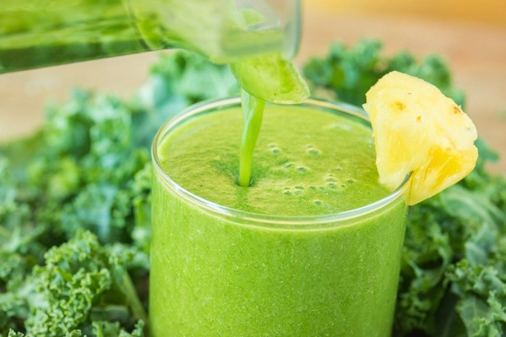 Aumate Juice Recipe Today: Tropi-Kale Juice