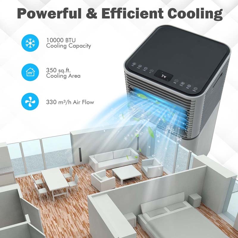 Eletriclife 10000 BTU Air Cooler with Fan and Dehumidifier Mode