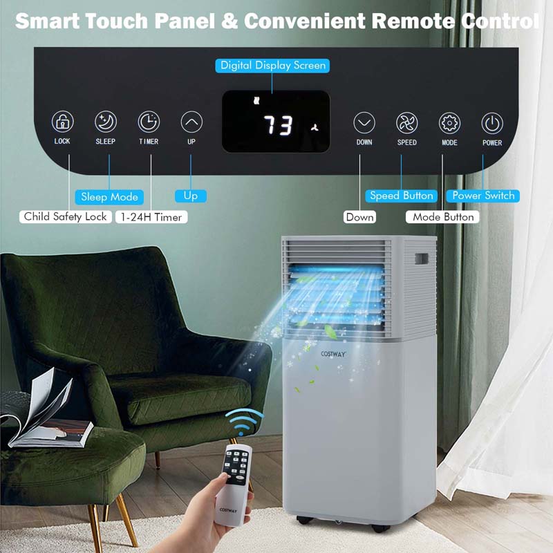 Eletriclife 10000 BTU Air Cooler with Fan and Dehumidifier Mode