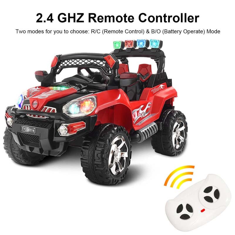 Eletriclife 12 V Kids Ride On SUV Car with Remote Control LED Lights