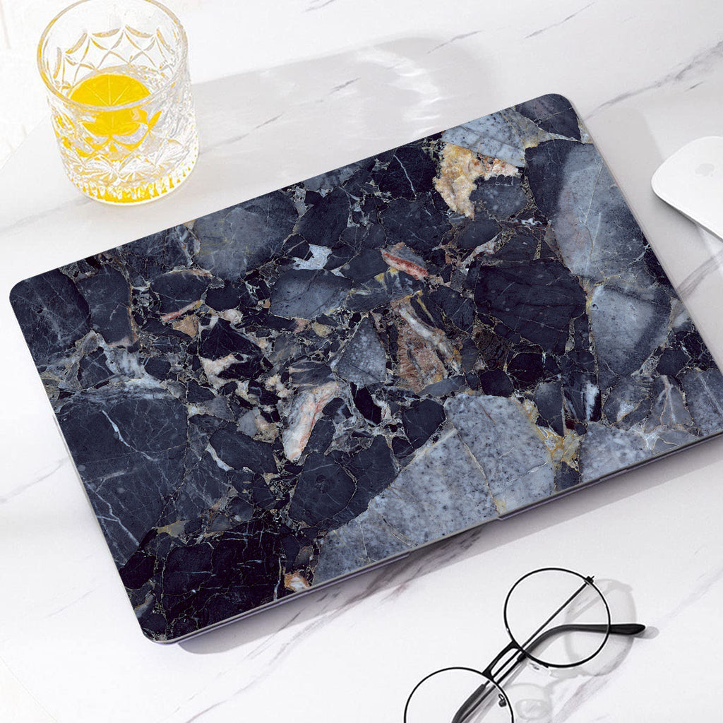 Natural Cacked Marble | Macbook case customizable