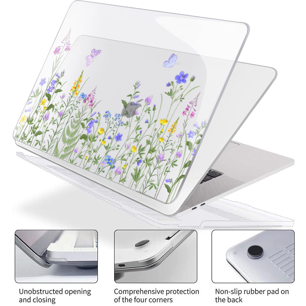 Butterfly in grass | Macbook case