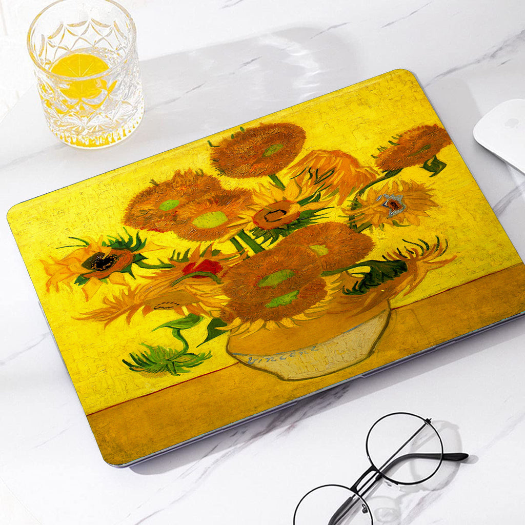 Van Gogh's "Sunflower" Macbook case
