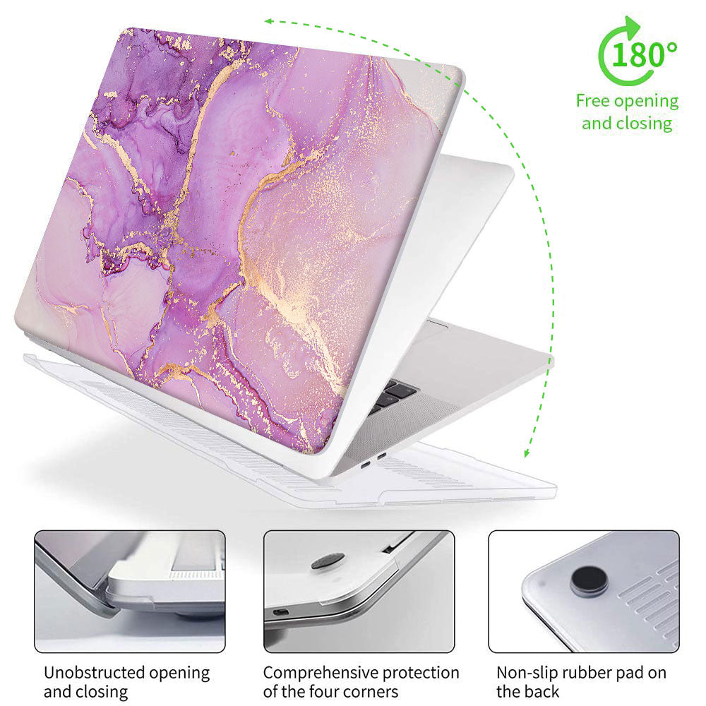 Shining in the purple world | Macbook case customizable