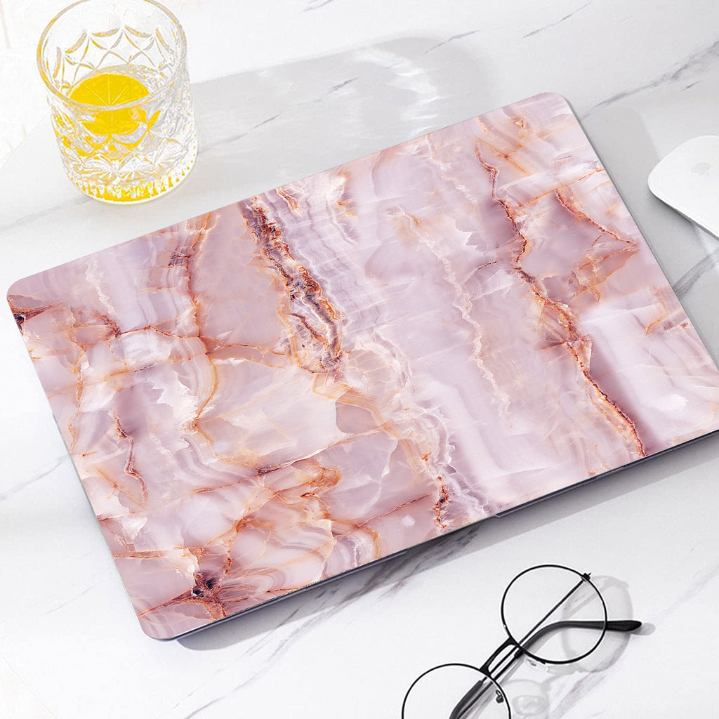 Pink Ceramic Marble | Macbook case customizable