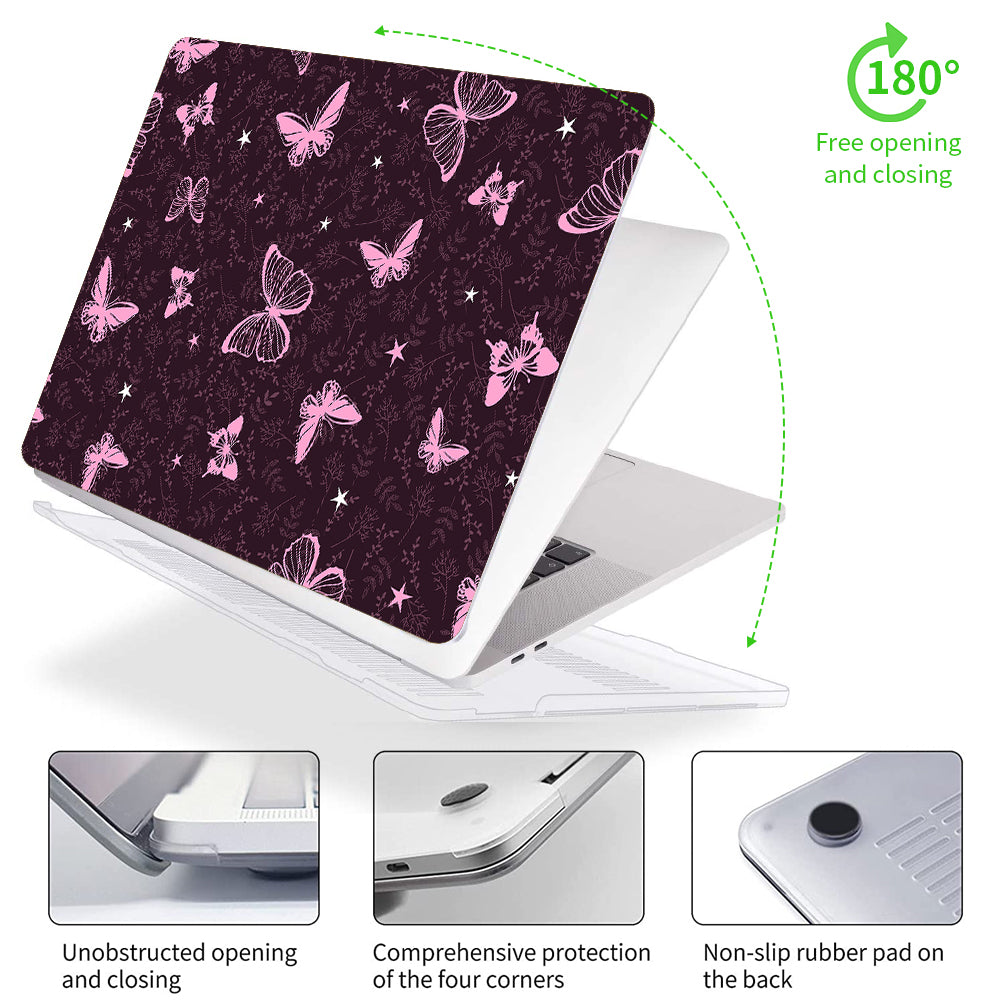 Pink butterfly | Macbook case customizable