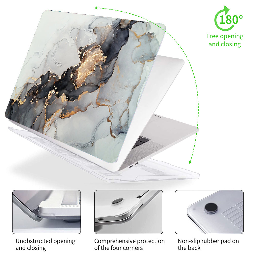 Ink palpitations Marble | Macbook case customizable