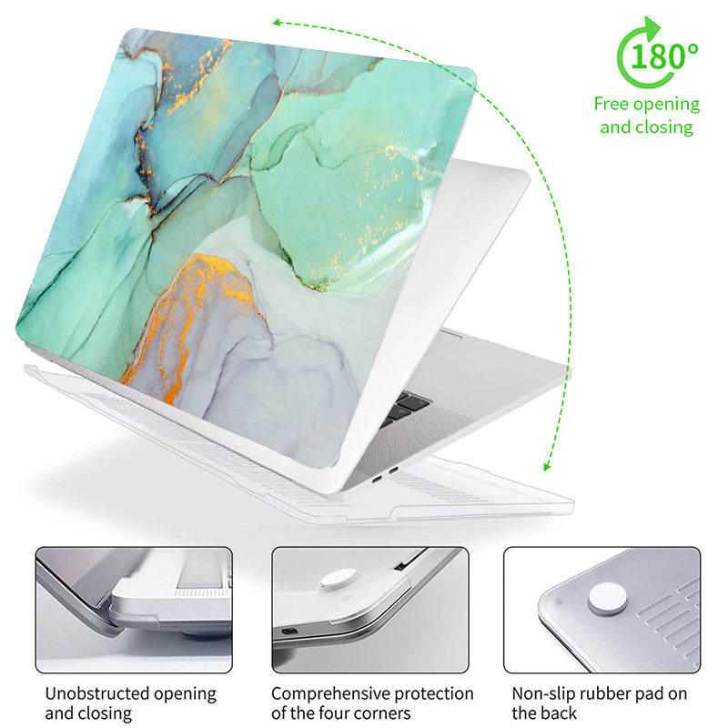 Green Onyx Marble | Macbook case customizable