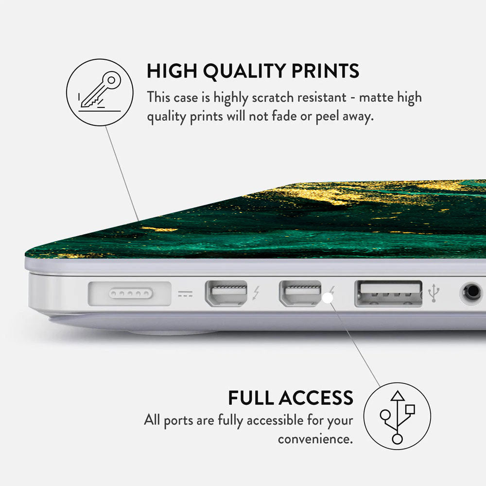 Enamored in jade | Macbook case customizable