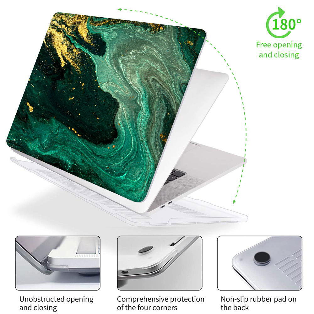 Enamored in jade | Macbook case customizable