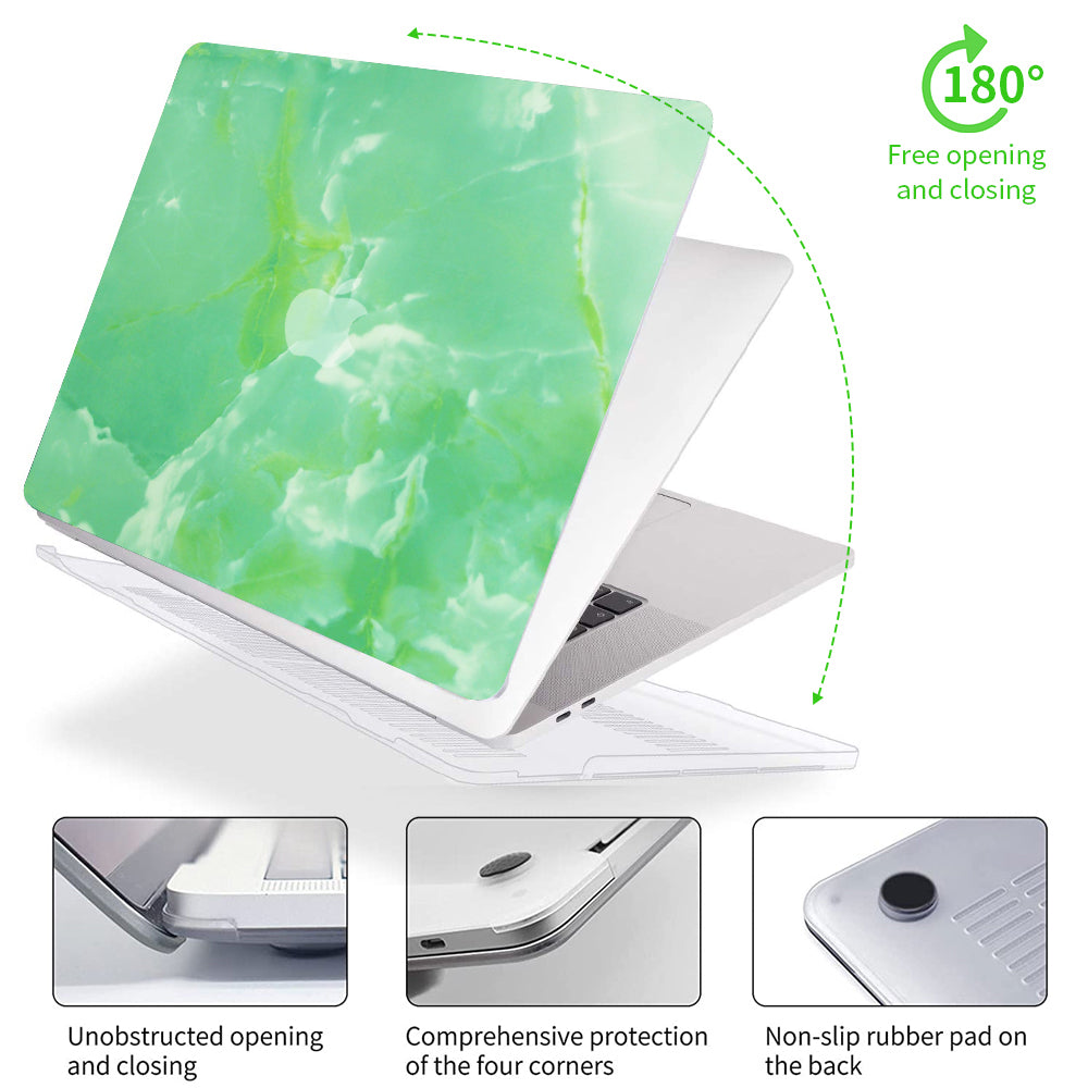 Light Emerald Watercolor | Macbook case customizable