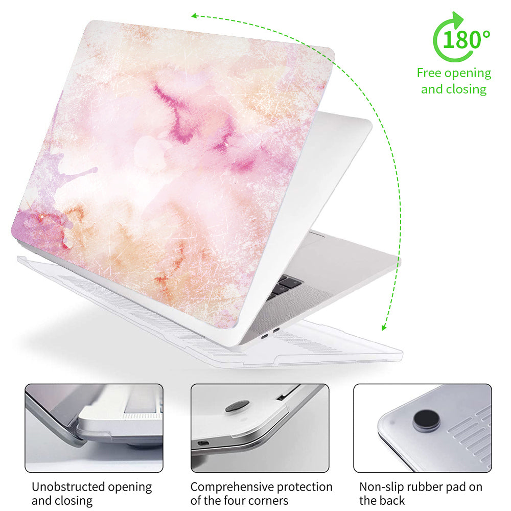 Water Pink Marble | Macbook case customizable