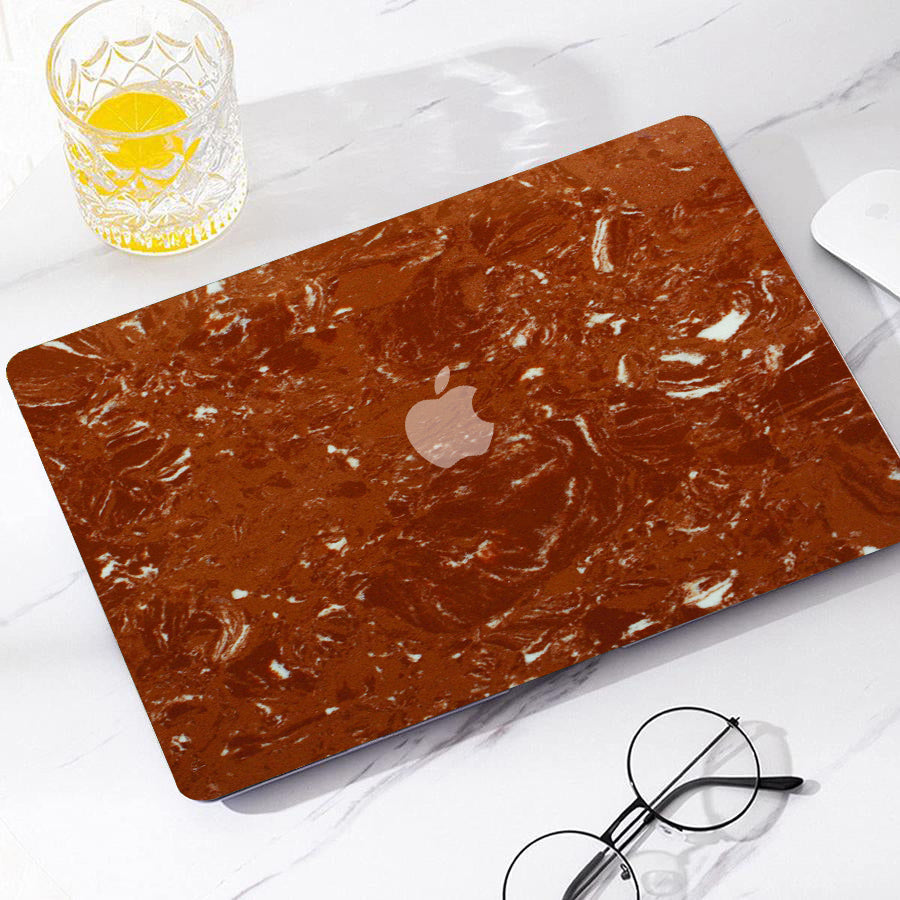 Agate Red Marble | Macbook case customizable