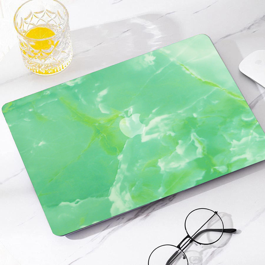 Light Emerald Watercolor | Macbook case customizable