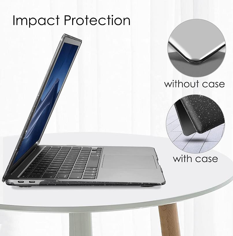 Crystal Black Gypsophila | Macbook case