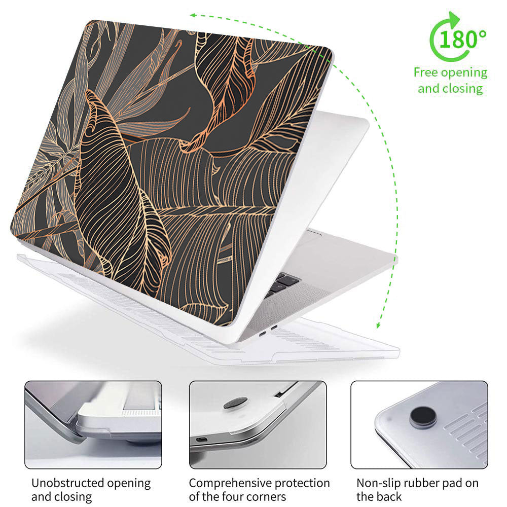 Leaves affectionate | Macbook case customizable