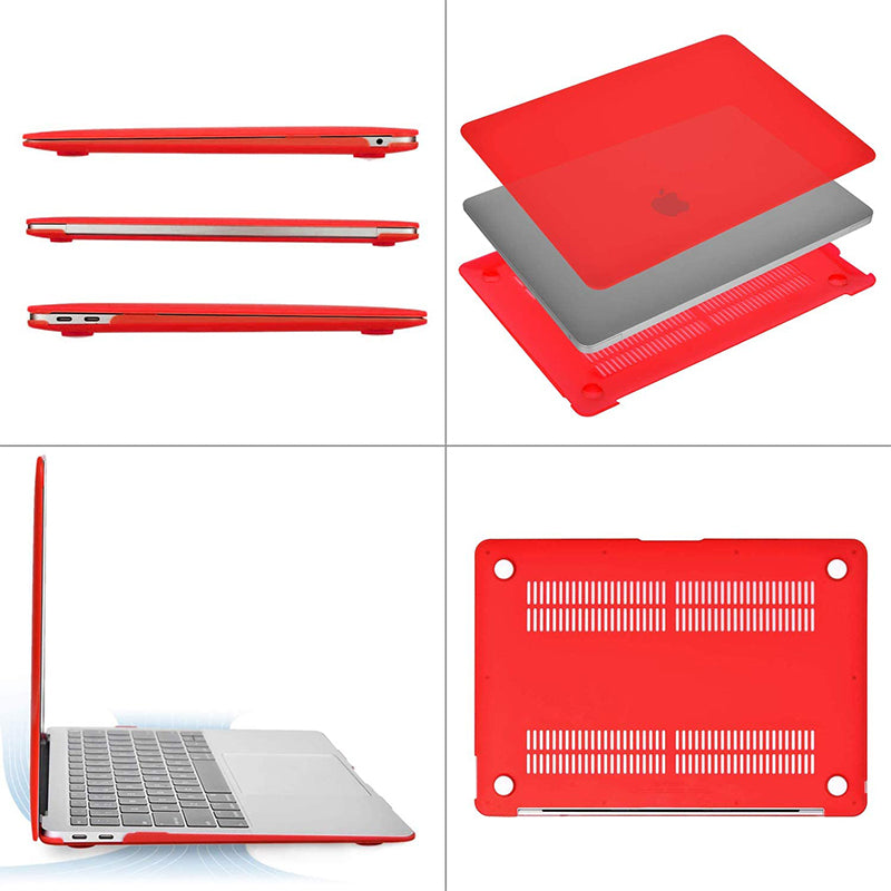 Frosted Red | Macbook case customizable
