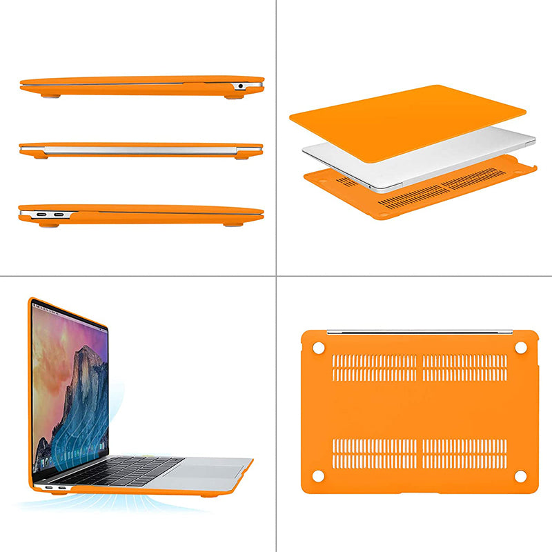 Frosted Orange | Macbook case customizable