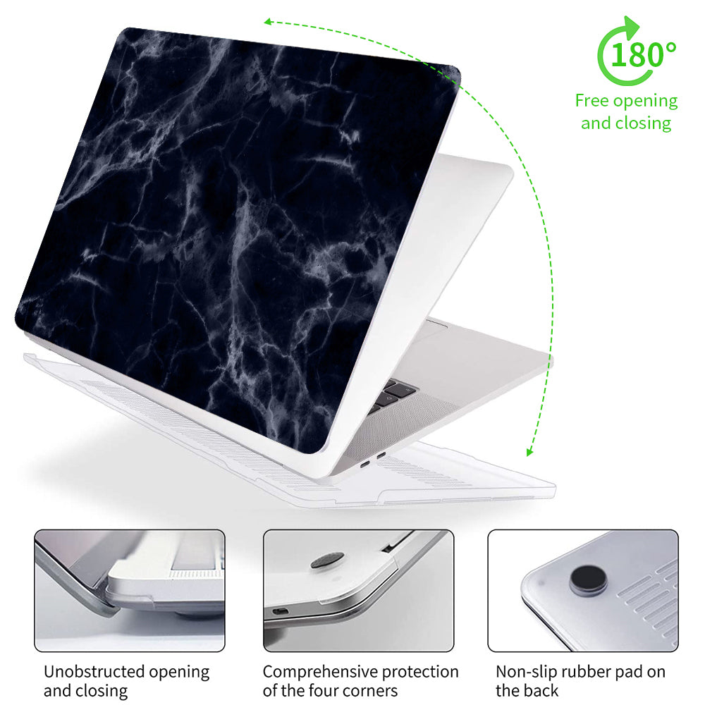 Pottery White Marble | Macbook case customizable