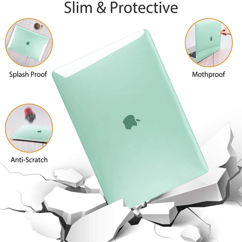 Transparent green | Macbook case customizable