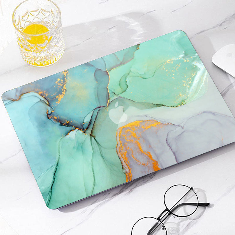Green Onyx Marble | Macbook case customizable
