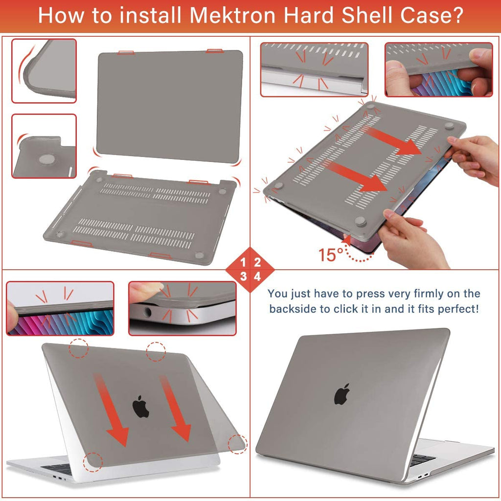 Transparent grey | Macbook case customizable
