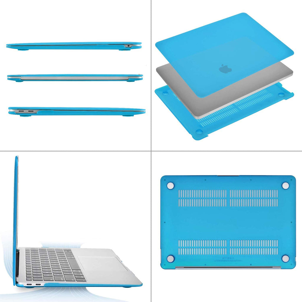 Frosted Aqua Blue | Macbook case customizable