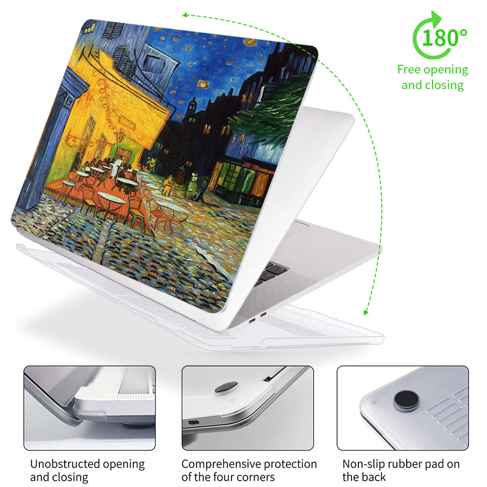 Van Gogh Works''Night Cafe'' Macbook case