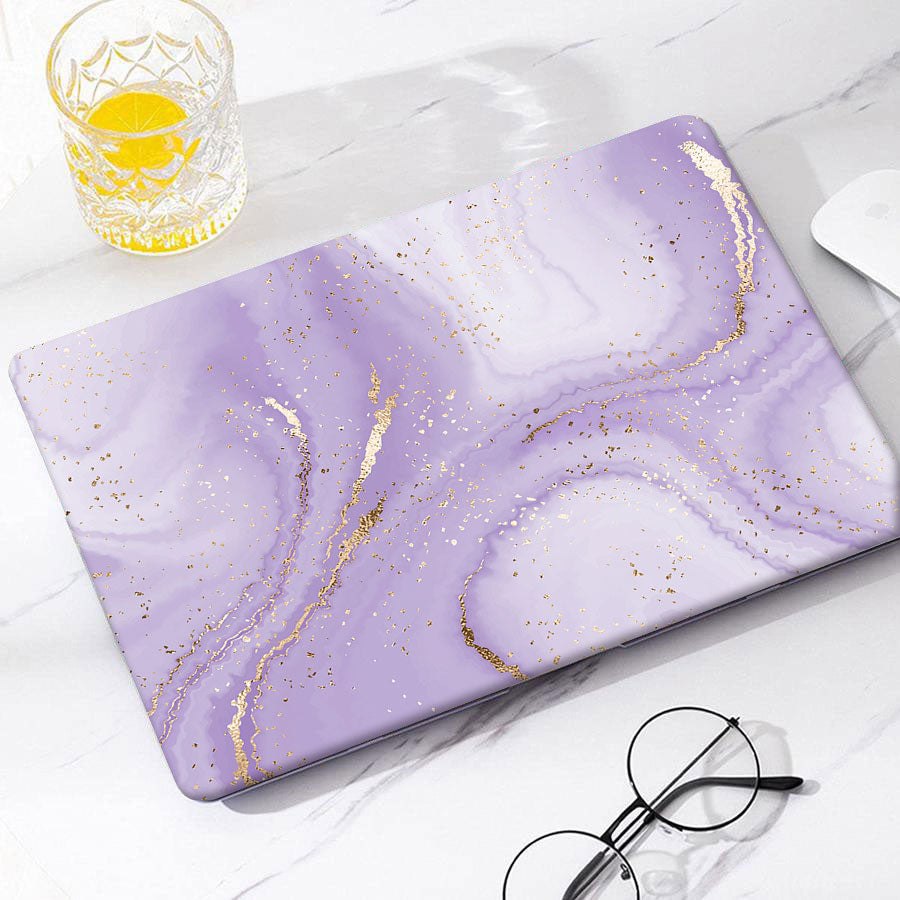 Obsessed with purple jade marble | Macbook case customizable