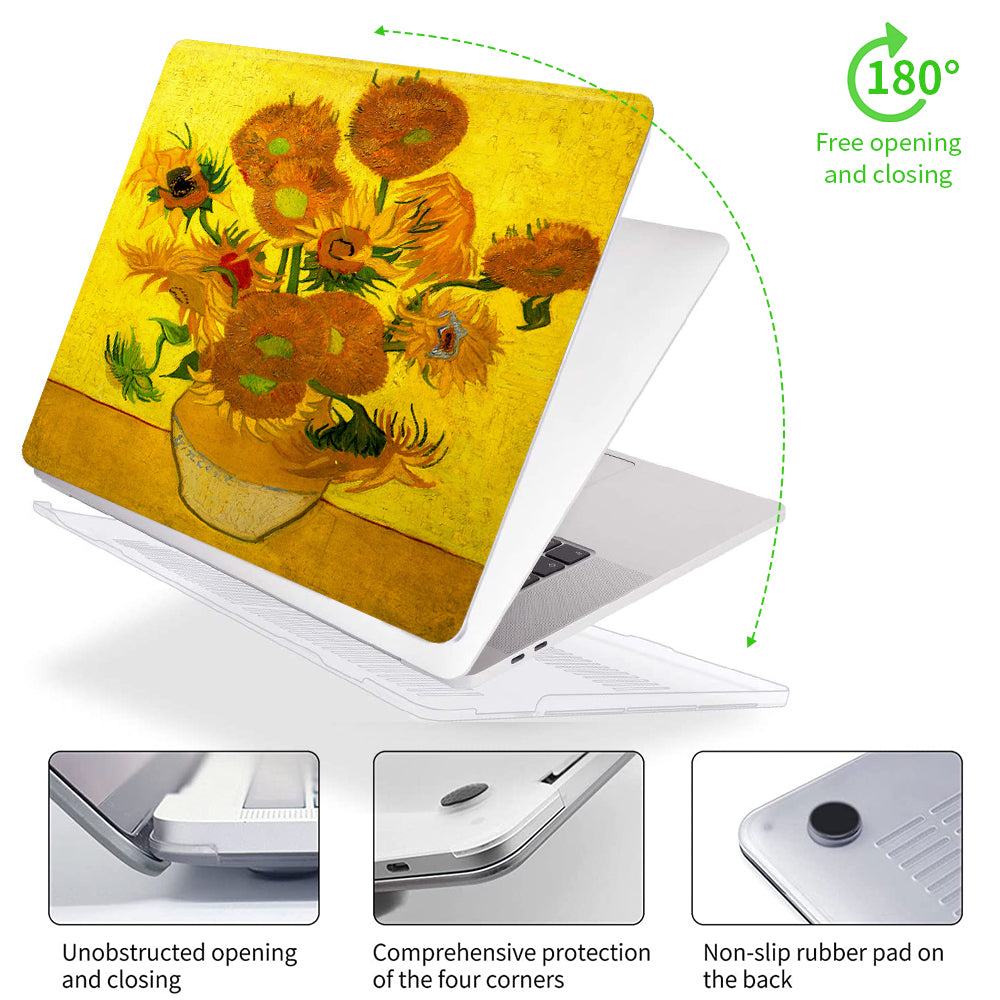 Van Gogh's "Sunflower" Macbook case