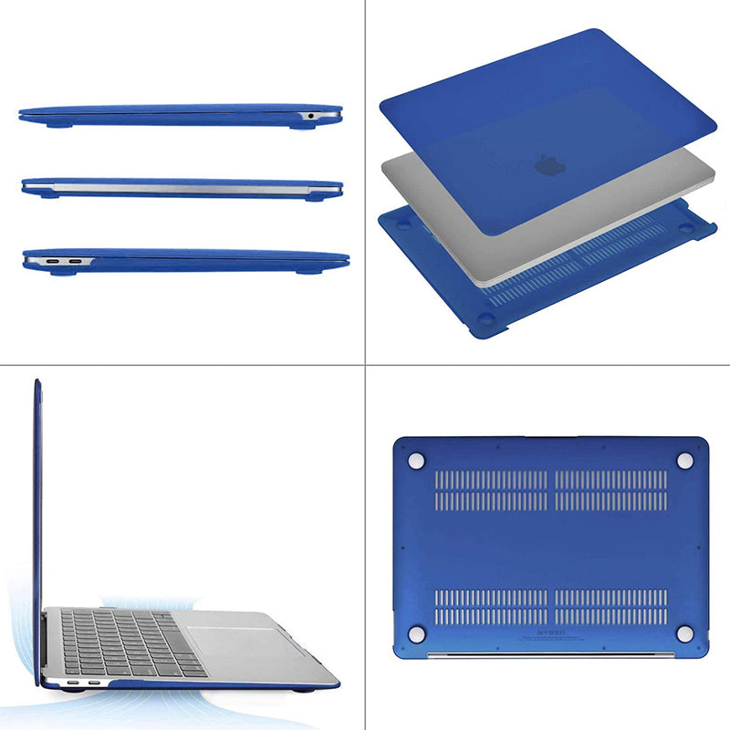 Frosted Dark Blue | Macbook case customizable