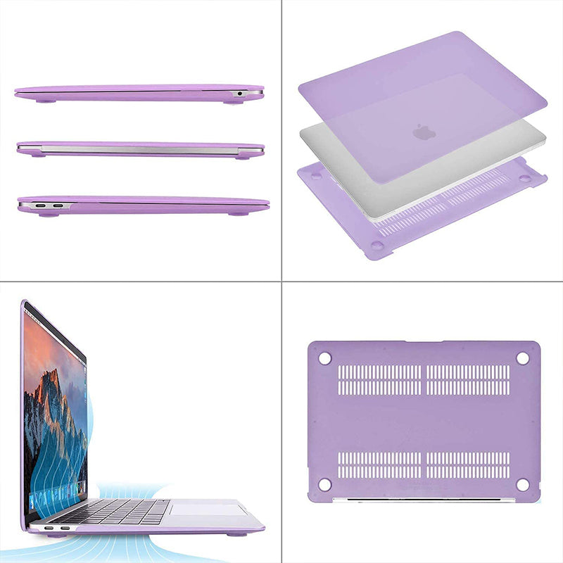 Frosted Purple | Macbook case customizable