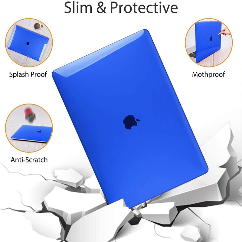 Transparent blue | Macbook case customizable